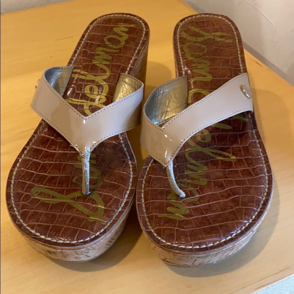 Sam Edelman thong wedge